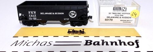 Micro Trains Line 55170 33' Twin Bay Hopper Delaware&Hudson 2212 N 1:160 g24 å | Zustand: Gebraucht