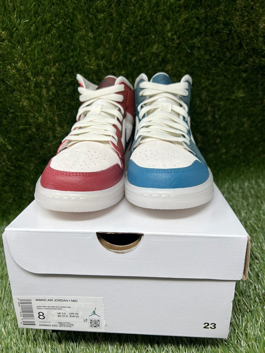 Nike Air Jordan 1 Mid Anti-Gravity Machines Blue Red DM9601