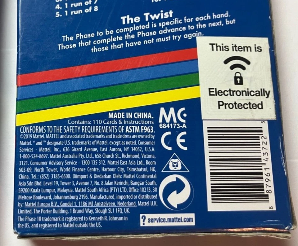 Phase 10 Vintage 2002 Fundex & Mattel 2019 Rummy Card Game with a Twist - both! - Image 4 of 4