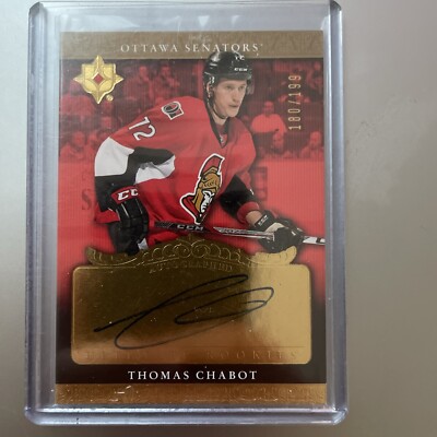 2016-17 Thomas Chabot Rookie RC Upper Deck Ultimate Collection Auto /199