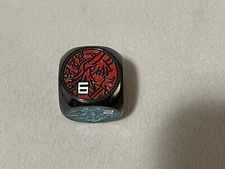 Yugioh Sky Strikers - 6-Sided Metal Dice X1 Amanda Lapalme Mana Moon Kagari Roze