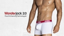 aussieBum WonderJock 2.0 White Trunk