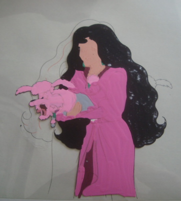 Beverly Hills Teens Original Animation Art Cel DIC Bianca Dupree