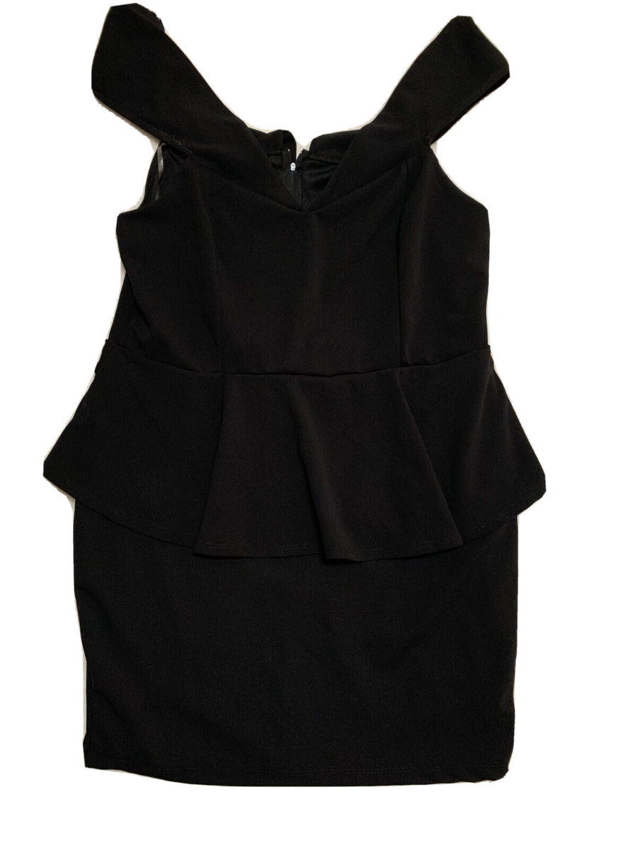 charlotte russe plus size formal dresses Black Dress - 2XL - RN# 101331 SS24DS