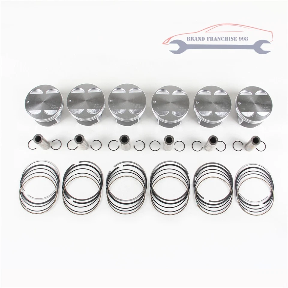 3.6L Pistons & Rings Kit Fit For Buick Cadillac CTS SRX STS #12590866# - Image 3 of 4