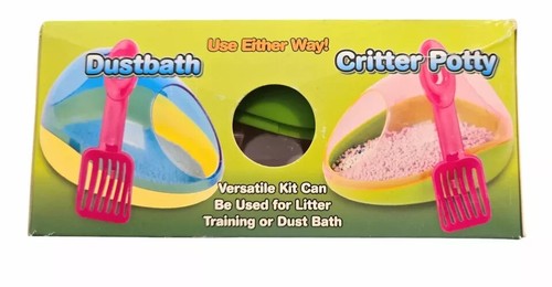 Critter Ware Small Animal Hamster Gerbil Mice Critter Potty Litter Dustbath - 第 4/4 張圖片