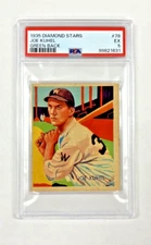 Joe Kuhel 1935 Diamond Stars Green Back #25 PSA 5 Washington Senators