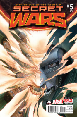 Secret Wars#5 (1st Print Regular Cover)2015 Series *Deadpool 3 Movie Easter Egg*
