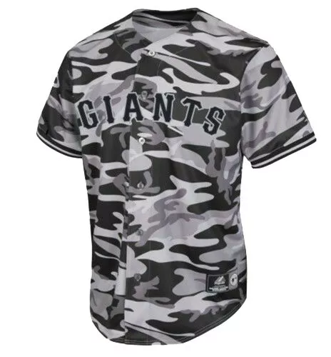 San Francisco Giants Majestic Men's Camo Replica Jersey