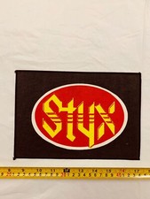 Styx Vintage Patch Rock Band Music Rock & Rolls 80's NOS