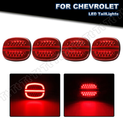 For 1990-1996 Chevrolet Corvette C4 LED Turn Signal Brake Tail