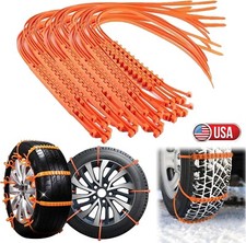 20× Snow Tire Chain for Car Truck SUV Anti-Skid Emergency Winter Driving 2025 US