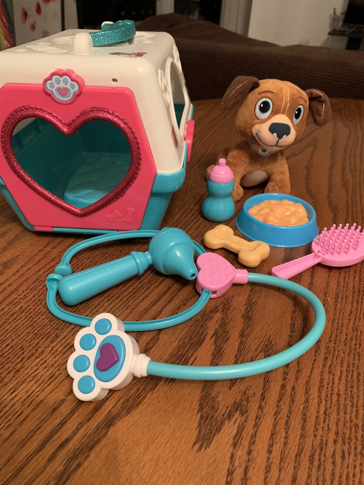 doc mcstuffins toy hospital pet carrier findo plush