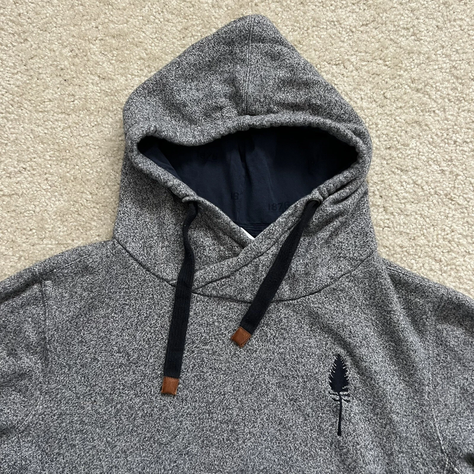 VETEMENTS Felpa con cappuccio 1876 Apparel 1876.CO Timberline Colorado unisex grande blu