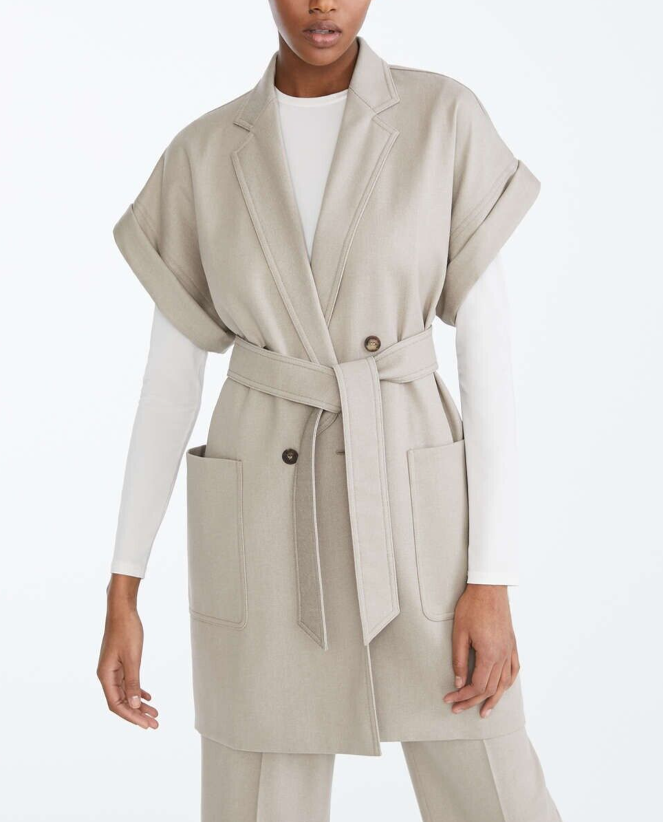 RRP €590 ✨ MAX MARA Virgin WOOL Coat Usa2_ It36_ De32_ Uk4_ Fr34