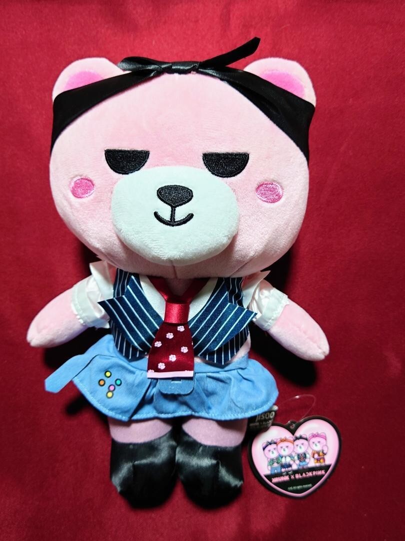 KRUNK × BLACKPINK BIGぬいぐるみ JISOO LISA BLACKPINK x KRUNK Jisoo Plush Doll Stuffed Toy How You Like