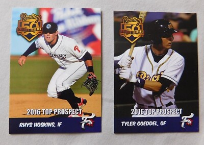 2016 Choice Reading Fightin Phils Prospects Baseball Card Pick one Phillies