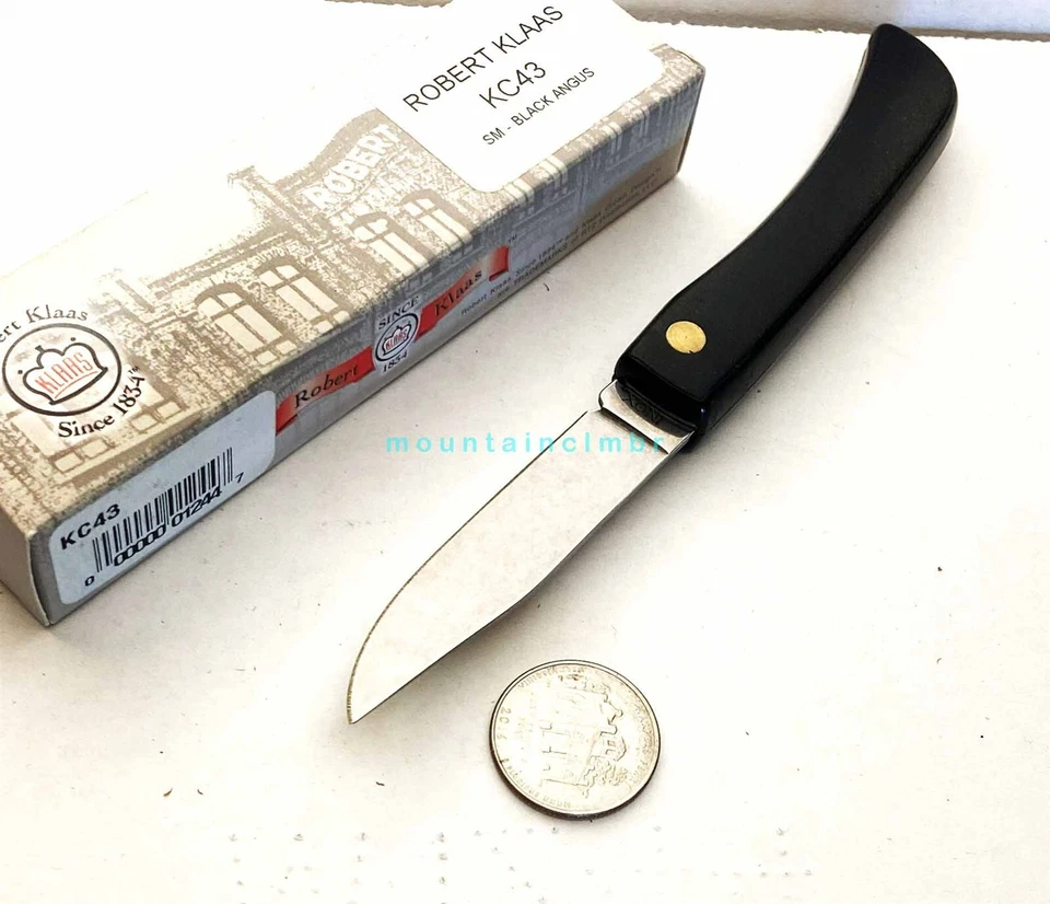 Cuchillo Robert Klaas Italia DESCONTINUADO Sodbuster Negro Angus 6.3/3.5/2.8 KC43 Foto 3 de 4