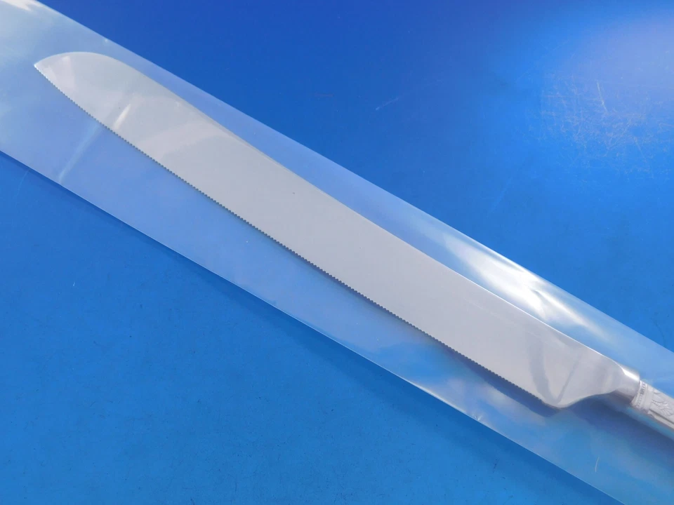 First Love by 1847 Rogers Plate Silverplate Wedding Cake Knife HHWS Custom Made - Image 3 of 4