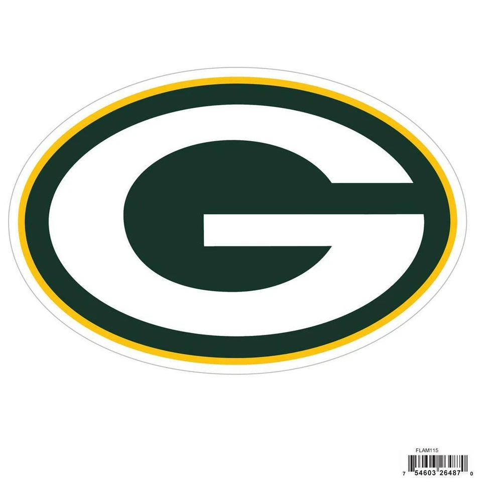 Imán con logotipo con licencia para exteriores de Green Bay Packers (fútbol americano de la NFL) Foto 3 de 3