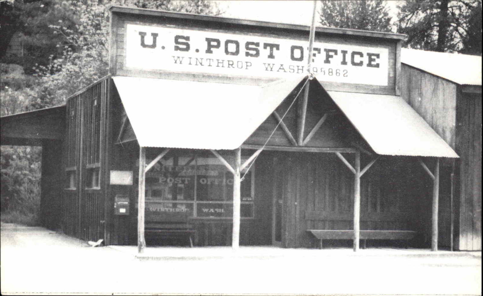 Winthrop Washington WA Post Office c1950s60s Postcard eBay