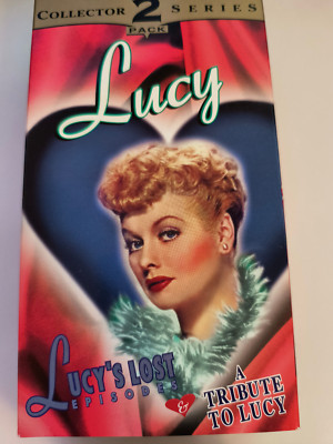 I Love Lucy VHS 2 pack Collector Series Lucy's Lost Episodes & A Tribute to Lucy