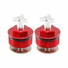 Preload Fork Caps For Yamaha FZ6 2004-2009 43mm Triangle Adjustable Bolts x2