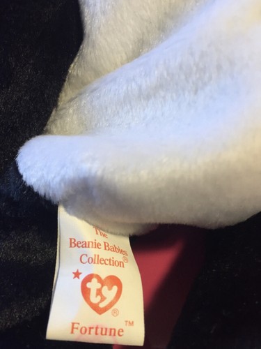 New MINT Ty Beanie Baby "Fortune" Panda Bear Retired Errors RARE 1997❤️ - Picture 3 of 4