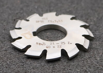 DOLD Zahnformfräser D.P.= 16 No. 5 für Z= 21-25 EGW 20° gear profile cutter