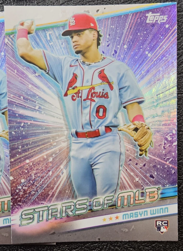 2024 Topps Series 2 Masyn Winn #SMLB-54 Rookie 11 Card Lot - Cardinals - Image 2 of 3