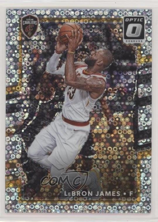 2017-18 Panini Donruss Optic Fast Break Holo Prizm LeBron James #27 7y2