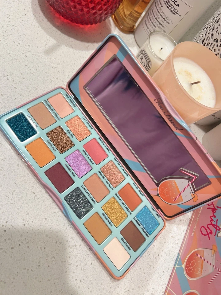 Too Faced Italian Spritz Lake Como Cocktail Inspired Eyeshadow Palette NIB - Image 2 of 4