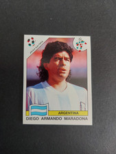 Figurina Calciatori PANINI ITALIA 90 MARADONA -ORIGINALE  N. 128 NUOVA (6837)