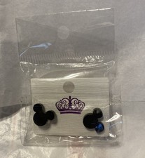 Disney's Mickey Icon Mouse Ears Shaped Earrings Post-Free Shipping