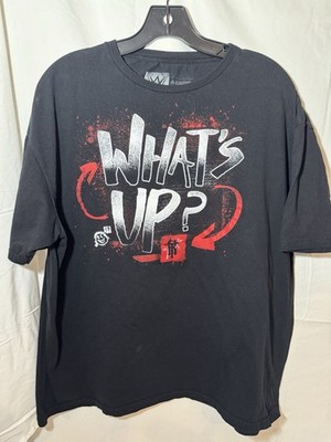WWE R Truth WHAT'S UP T Shirt XL WWE Authentic Ron Killings TWO SIDED