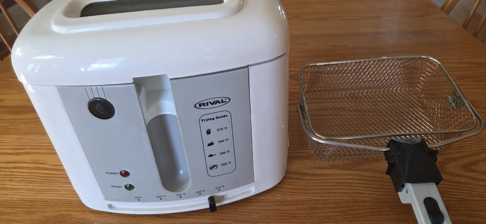 Rival Select Cool Touch Deep Fryer, 6 Cup w/ View Window, wi