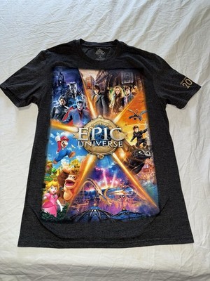 EPIC UNIVERSE Universal Studios Grand Opening Day 2025 Graphic T-Shirt Adult XS