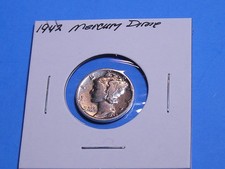 1942  Mercury Dime