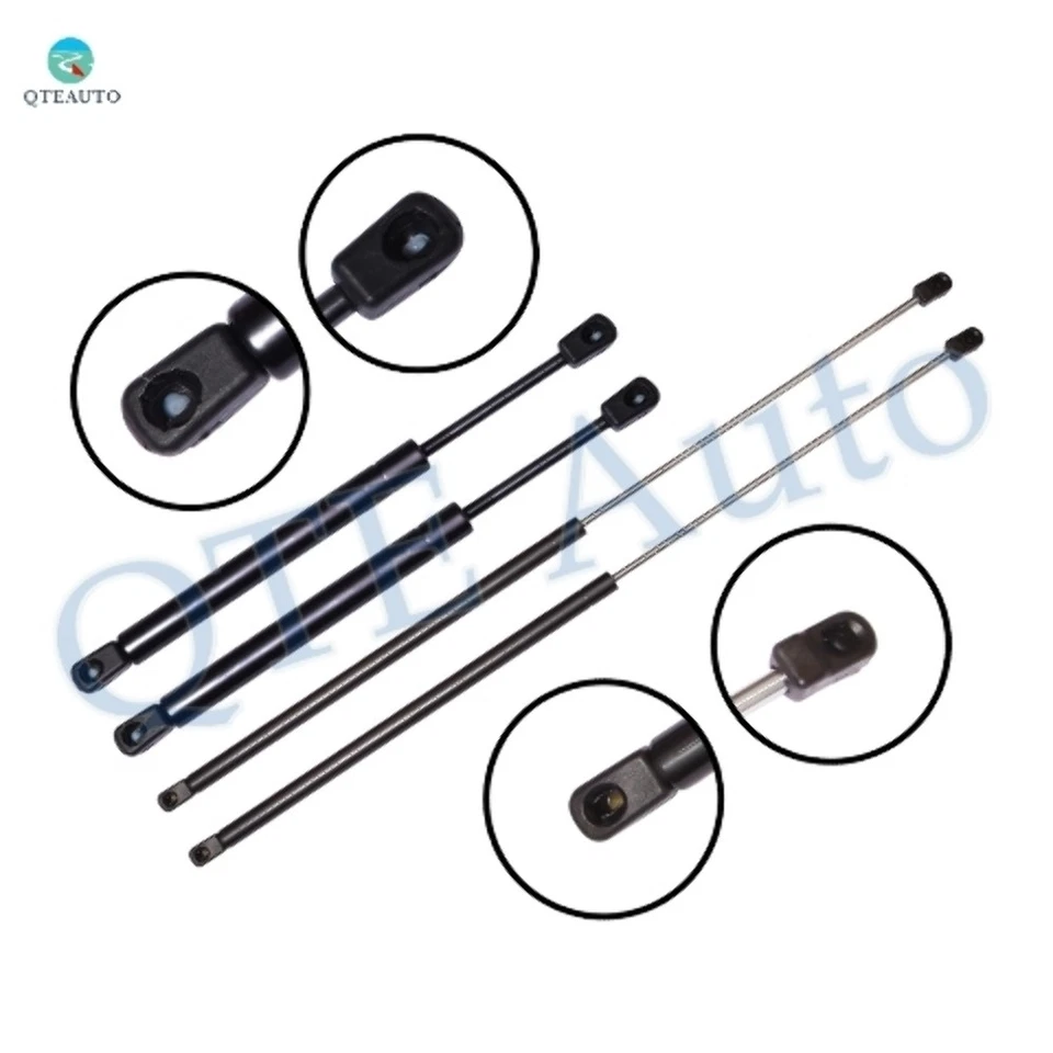 Juego de 4 soportes de elevación de tapa de maletero delantero-trasero para Audi S6 2007 2008 con alerón Foto 2 de 4