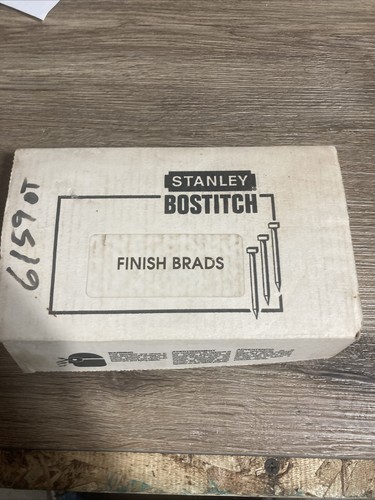 Stanley Bostitch finish brads 1-3/4” x 16 gauge BT1228C 5000 Partial Box