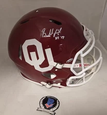 Baker Mayfield 17 HT Signed FS Oklahoma Sooners Authentic Helmet Beckett Auto OU