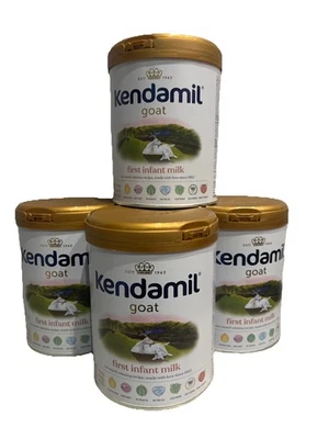 4x Kendamil First Infant Goat Milk Stage 1 Newborn Formula 800g Goat Milk 6/2027