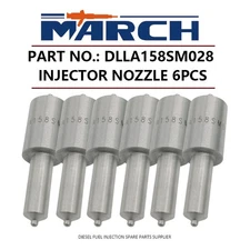 6pcs Fuel Injector Nozzle Tip DLLA158SM028 for ISUZU GIGA 6WA1 105025-0280