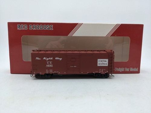 Coche de carga Red Caboose RR-38011-10 HO Central Of Georgia 1937 AAR puerta única #4690 | Condition: Used
