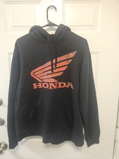 Honda Official Black Wing Hoodie Men's Size L