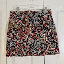 Rafaella Comfort Women's Skort Size M Floral Stretch Golf Tennis Pickleball