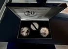 2006 American Eagle 20th Anniversary Silver 3-Coin Set With OGP&COA