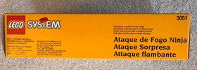 Vintage Lego Ninja Set 3051 - Blaze Attack; 100% complete w box and instructions