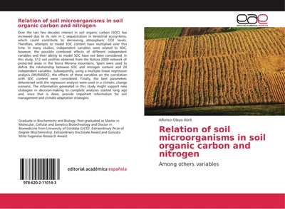 Relation of soil microorganisms in soil organic carbon and nitrogen Abril Buch