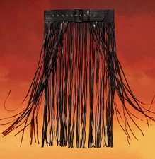 Worn Onstage By Megan Thee Stallion Fringe Leather Skirt Belt From The Closet Of